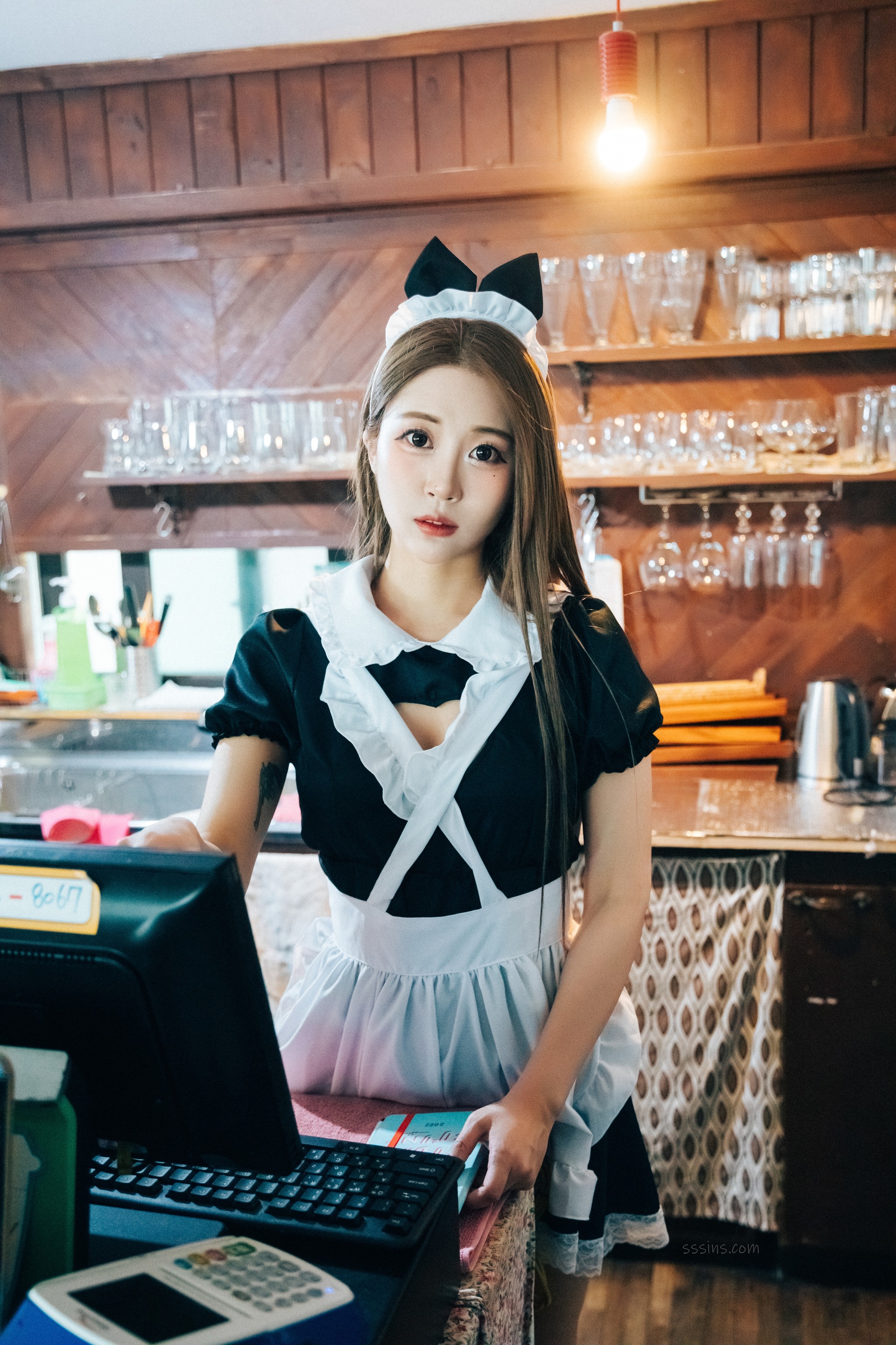 Bomi - NO.066 (보미) [Loozy] – Maid cafe [174P]-XikXak